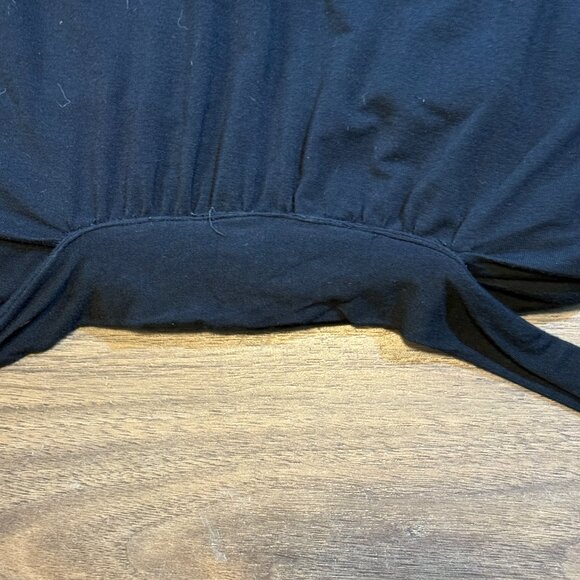 SOMA Women’s Black Short Robe L/XL Cozy Lounge Sleepwear Nightwear - Picture 6 of 6